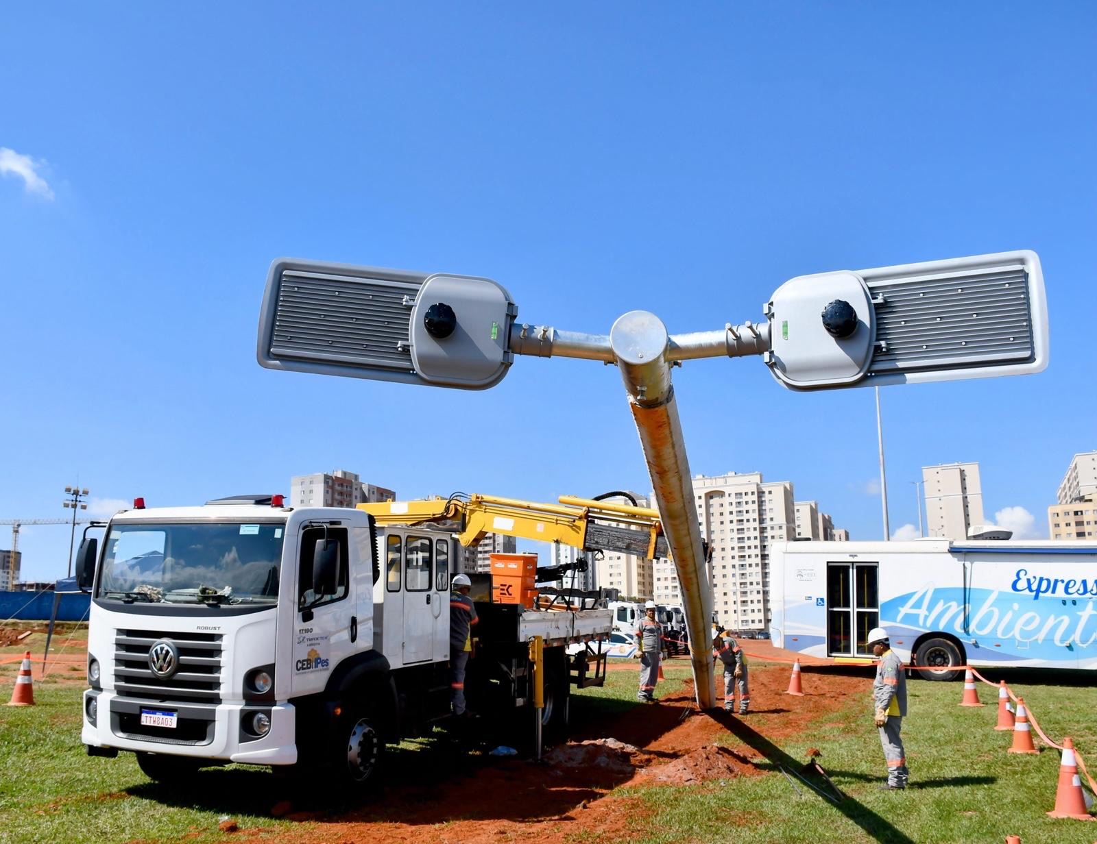 GDF na Sua Porta: Samambaia recebe modernização da iluminação em áreas de esporte e lazer